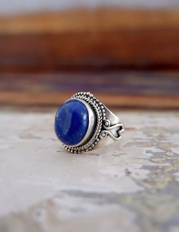 Zilveren ring met Lapis Lazuli edelsteen - Revelery