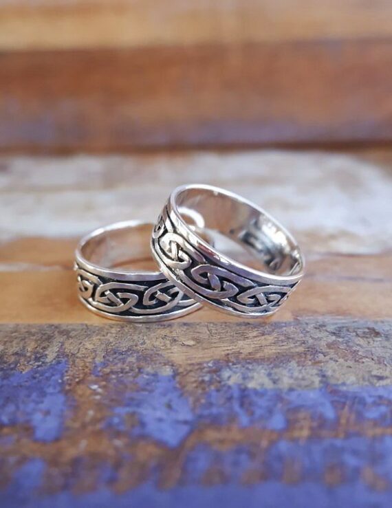 Zilveren tribal ring